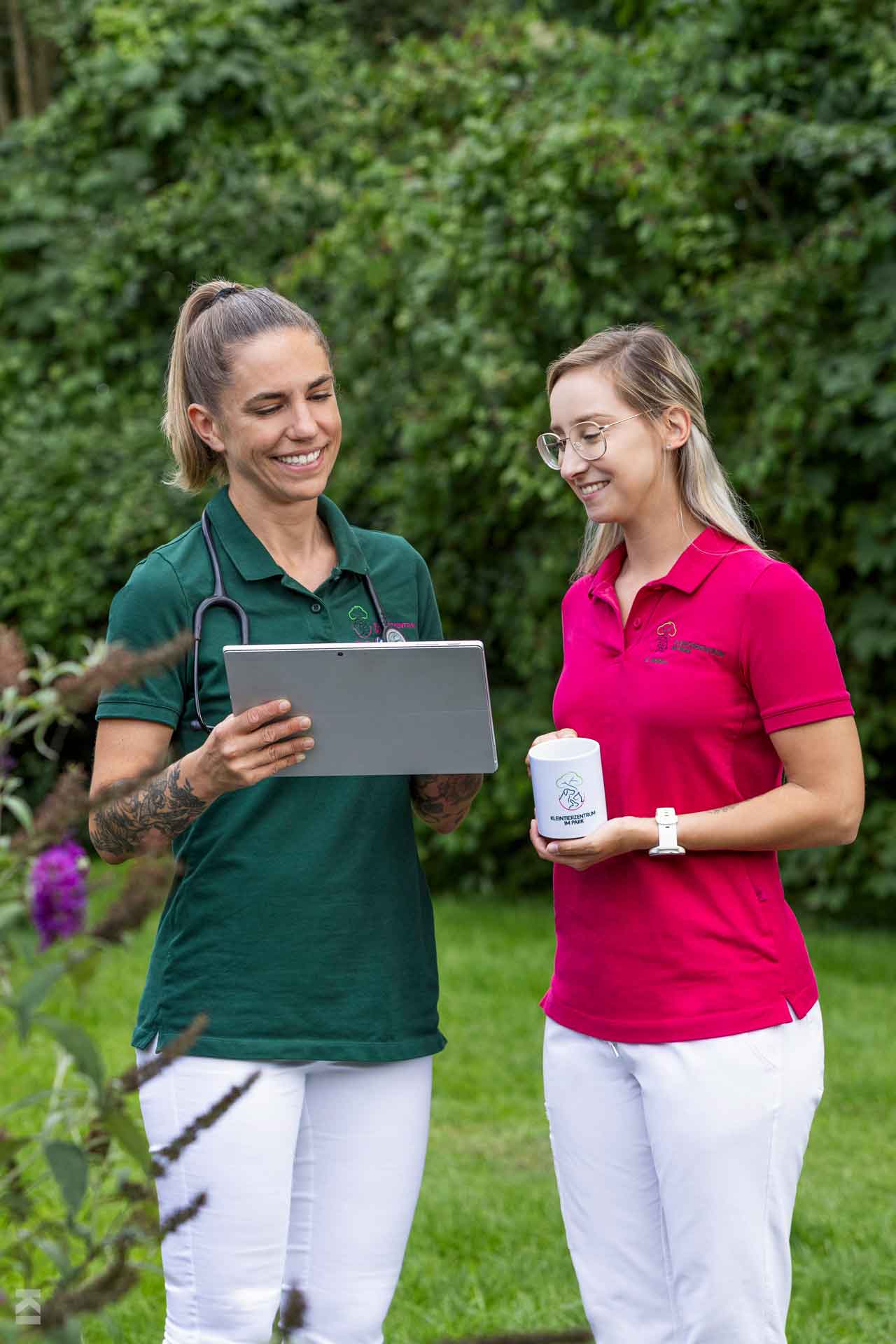 Kleintierzentrum im Park berÀt sich zur Diagnostestellung