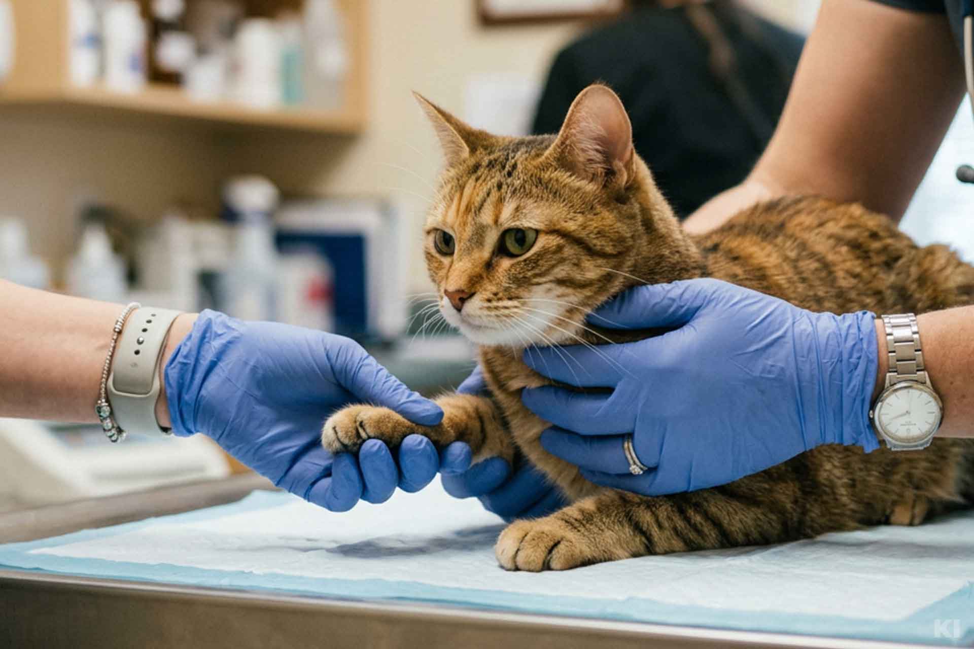HCM Katze Untersuchung