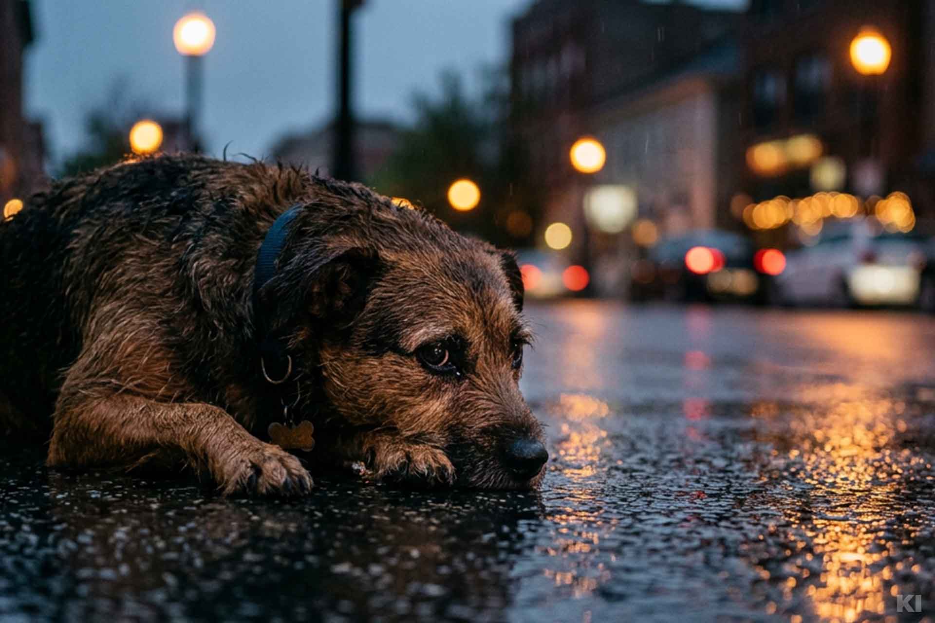 Herzprobleme Hund Herzinsuffizienz müder Hund